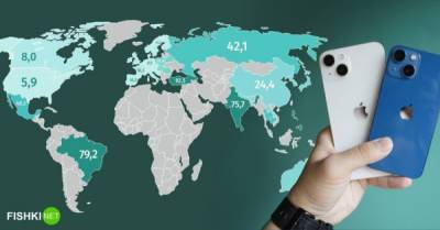 Аналитики подсчитали, сколько нужно работать в разных странах, чтобы купить iPhone 13 - porosenka.net - Россия