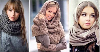 Модная и практичная альтернатива шапке — стильный шарф-капор - lifehelper.one