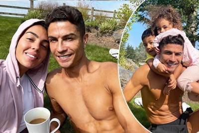 Криштиану Роналду - Cristiano Ronaldo - Семейный день: Криштиану Роналду опубликовал новые фото с Джорджиной Родригес и детьми - spletnik.ru - Англия