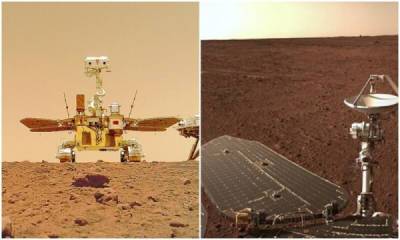 Марсоход Zhurong показал новые снимки красной планеты - porosenka.net - Китай