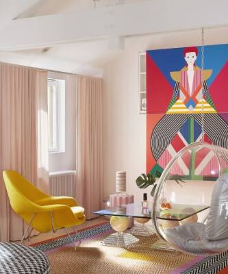 Как выглядит дизайнерский интерьер гостиной: 40+ примеров - elle.ru