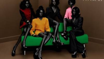 Адут Акеч - Инклюзивная мода: 9 африканских моделей на обложке британского Vogue - womo.ua - Англия