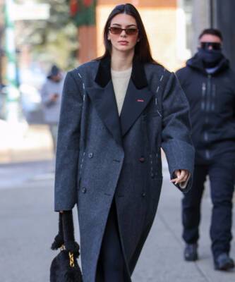 Кендалл Дженнер - Как выглядит идеальное базовое пальто на весну — Кендалл Дженнер знает ответ - elle.ru