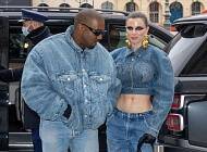 Каньє Вест - Як стильно носити джинсовий total look: показують Каньє Вест та Джулія Фокс у парних образах - cosmo.com.ua