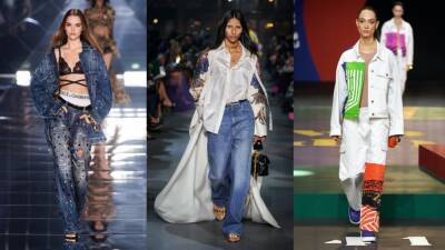 Christian Dior - Isabel Marant - Molly Goddard - Самые модные широкие джинсы весна-лето 2022 - vogue.ua