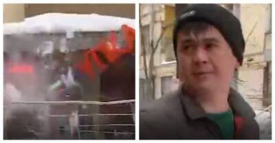 Работники-мигранты из «Жилищника» сбивали лед с крыши в Москве и чуть не разнесли весь дом - porosenka.net - Москва