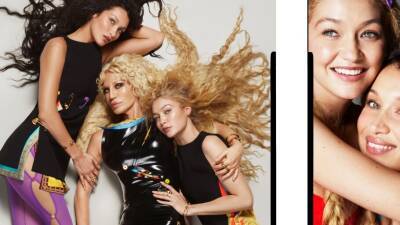 Донателла Версаче - Маркус Пигготт - Сестры Хадид и Донателла Версаче в новой рекламной кампании Versace - vogue.ua