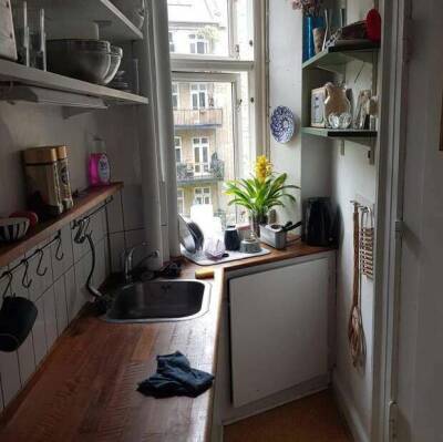 Было-стало. Очень бюджетный ремонт кухни 5 кв.м в Копенгагене - milayaya.ru - Англия - Дания - Копенгаген