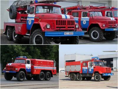 Пожарная классика: старенькие ЗиЛ-131 на службе МЧС - porosenka.net - Москва