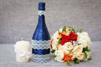 Декор для бутылки: 14 симпатичных способов - milayaya.ru