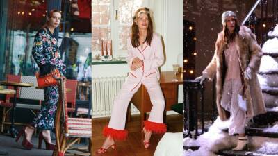 Саманта Джонс - Самые красивые пижамы для новогодних праздников - vogue.ua - Victoria - county Beckham