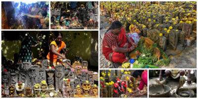 Подношения и поклонение змеям в Бангалоре - porosenka.net - Индия - Непал - Бангалор