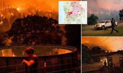 Ньюсом Гэвин - Пожар Маккинни в Северной Калифорнии охватил 40 000 акров за 24 часа - porosenka.net - штат Калифорния - штат Орегон - штат Монтана - штат Айдахо