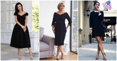 Идеальное чёрное платье для 20, 30, 40 и 50 лет. Выбирайте правильный фасон - lifehelper.one