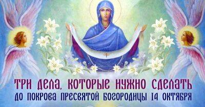Каждая женщина должна совершить 3 святых дела до Покрова Пресвятой Богородицы - lifehelper.one - Русь