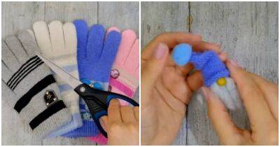 Мне отдают старые перчатки все знакомые, а я делаю из них милейших новогодних гномиков без шитья - cpykami.ru