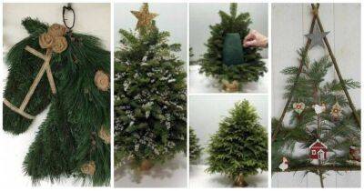 Вдохновляющие идеи для новогоднего украшения из сосновых веток. Прекрасный аромат праздника - lifehelper.one