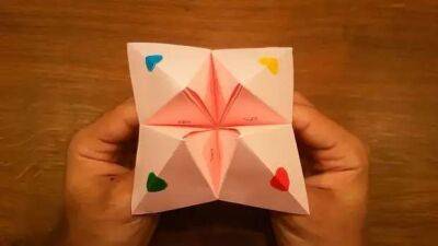 Как сделать оригами «Гадалка» и как в неё играть - milayaya.ru