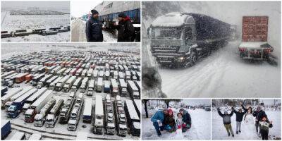 Тысячи грузовиков застряли в Мендосе из-за сильного снегопада на горном хребте - porosenka.net - Чили