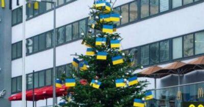 У Берліні новорічну ялинку прикрасили українськими прапорами - womo.ua - Німеччина - місто Берлин