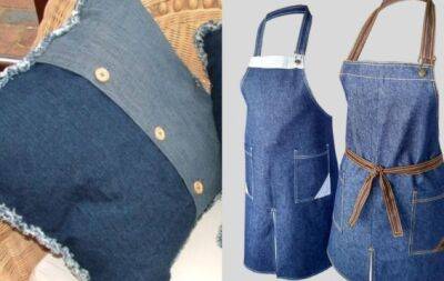 Красивая косметичка и оригинальный фартук: креативим со старыми джинсовыми вещами - hochu.ua
