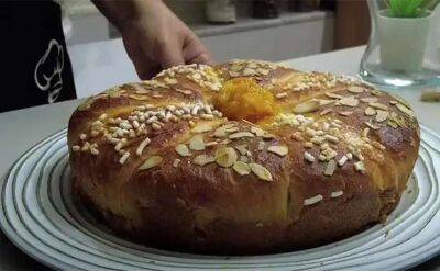 Сделали пышный апельсиновый пирог ровно из одного яйца. В основе теста мука, вода и 60 мл масла - lublusebya.ru