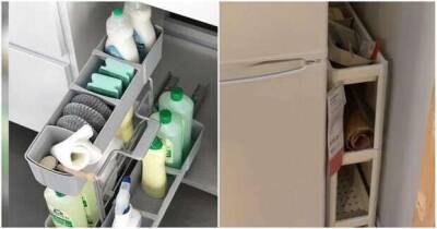 5 идей существенной экономии места для зон хранения около холодильника и раковины - milayaya.ru