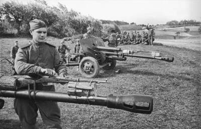 Для чего советские артиллеристы приматывали «мосинку» к пушке - chert-poberi.ru