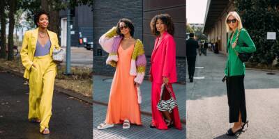 Streetstyle: как носить яркие цвета этой весной - vogue.ua