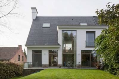 Превращение старого дома в современную стильную резиденцию в Бельгии - chert-poberi.ru - Бельгия