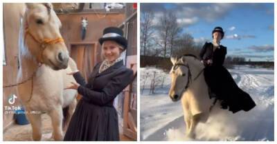 Как в 19 веке дамы ездили на лошади - porosenka.net