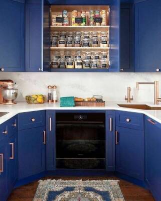 8 примеров того, что синий — отличный цвет для кухни - lublusebya.ru