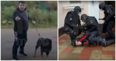 Уже не такой смелый: задержание мужчины, угрожавшего застрелить полицейского - porosenka.net