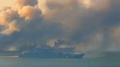 Украина заявила об уничтожении российского корабля “Орск” в порту Бердянска - fokus-vnimaniya.com - Россия - Украина - Мариуполь - Бердянск