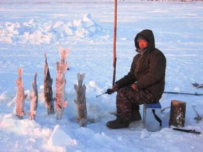В Якутии рыбаки пробурили почти 5 метров льда, чтобы добраться до воды - porosenka.net - республика Саха