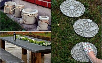 18 идей использования холодного бетона при создании декора во дворе или в саду - fokus-vnimaniya.com
