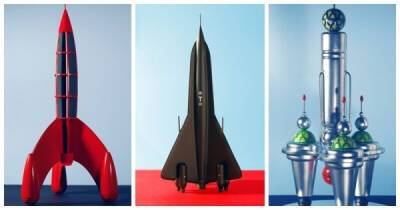 Дизайнер создаёт модели ракет из мусора, найденного на улице - porosenka.net
