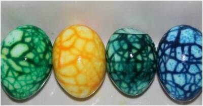 Так яйца вы еще не красили! Красим битые яйца для вау-эффекта - lifehelper.one