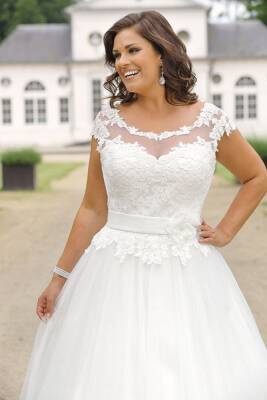 Как выбрать свадебное платье полной девушке - ladyspages.com