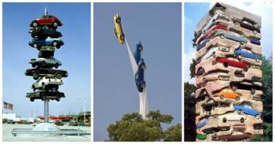 20 шикарных скульптур и памятников из автомобилей и не только - porosenka.net - штат Флорида - Германия - штат Калифорния - Саудовская Аравия - Джидда