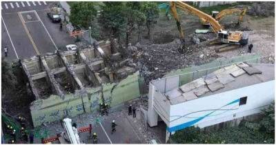 На Тайване здание бывшей гостиницы рухнуло на дорогу - porosenka.net - Тайвань