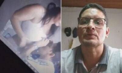Учитель католической школы во время трансляции прижался к обнажённой груди своей жены - porosenka.net
