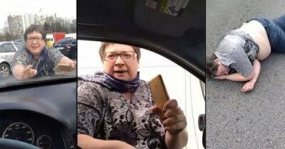 Весеннее обострение: неадекватная автомобилистка заявила, что ее задавили - porosenka.net - Москва