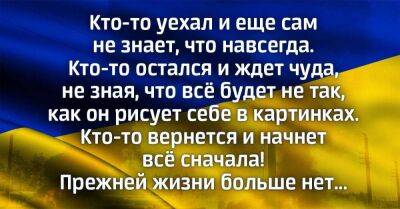 Прежней жизни больше нет, но пока мы живы, всё продолжается в новой реальности - lifehelper.one - Украина