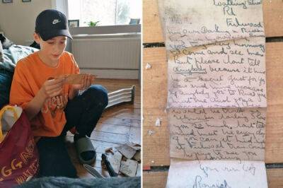 Семья нашла в доме старинное письмо - porosenka.net - Англия