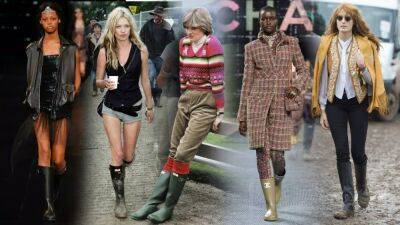 Кейт Мосс - Як гумові чоботи стали модним атрибутом музичних фестивалів - vogue.ua