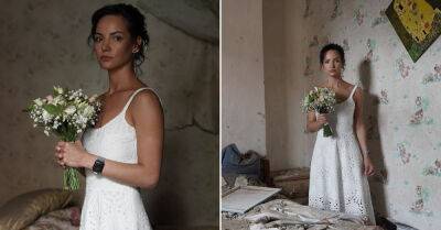 Накануне свадьбы вражеская ракета разрушила дом женщины, грустная, но непокоренная невеста поделилась трогательными снимками - takprosto.cc - Россия - Украина - Германия - Винница
