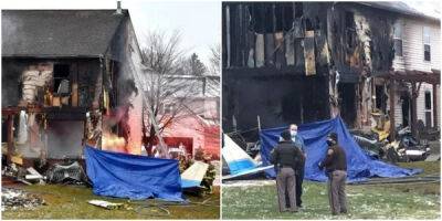В Мичигане самолёт упал на жилой дом - porosenka.net - штат Мичиган - Detroit