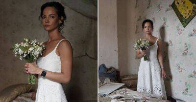 Накануне свадьбы вражеская ракета разрушила дом женщины, грустная, но непокоренная невеста поделилась трогательными снимками - lifehelper.one - Россия - Украина - Германия - Винница