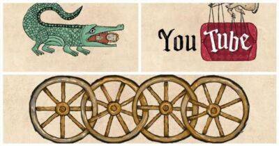 Известные логотипы в средневековом стиле - chert-poberi.ru